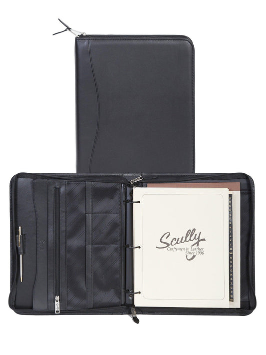 Scully Leather zip planner binder - Flyclothing LLC