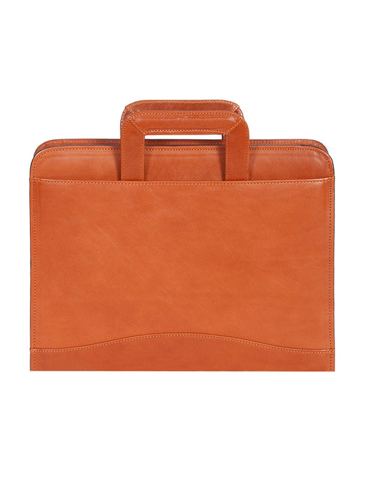 Scully Leather 3 ring zip binder w/drop handles - Flyclothing LLC