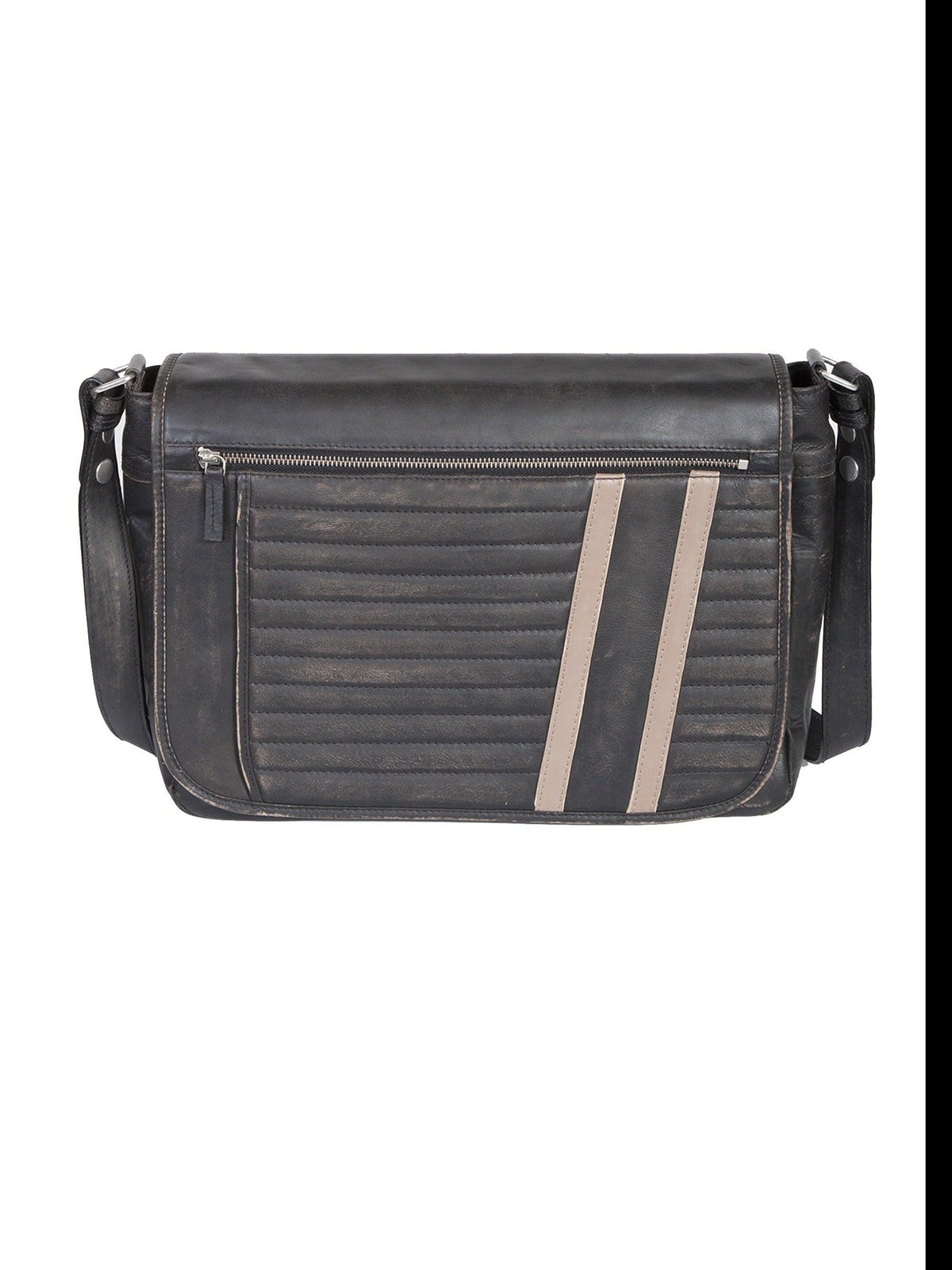 Scully Leather cross-body messenger brief - Flyclothing LLC