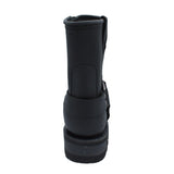 RideTecs 2436 Women's 7" Side Zipper Harness Boot Black - AdTec