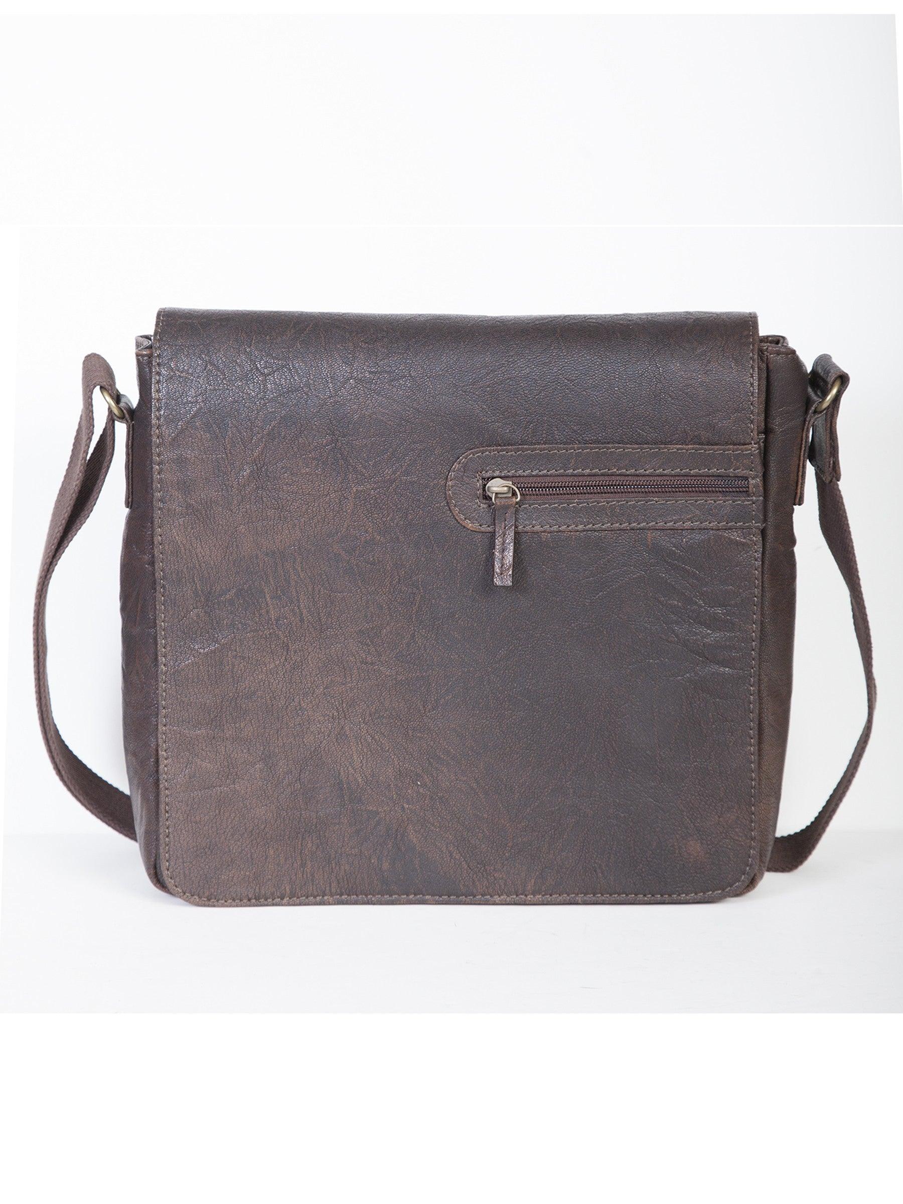 Scully Distressed leather brief laptop compatable - Flyclothing LLC