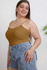 Basic Bae Full Size Round Neck Slim Cami - Trendsi - Flyclothing LLC