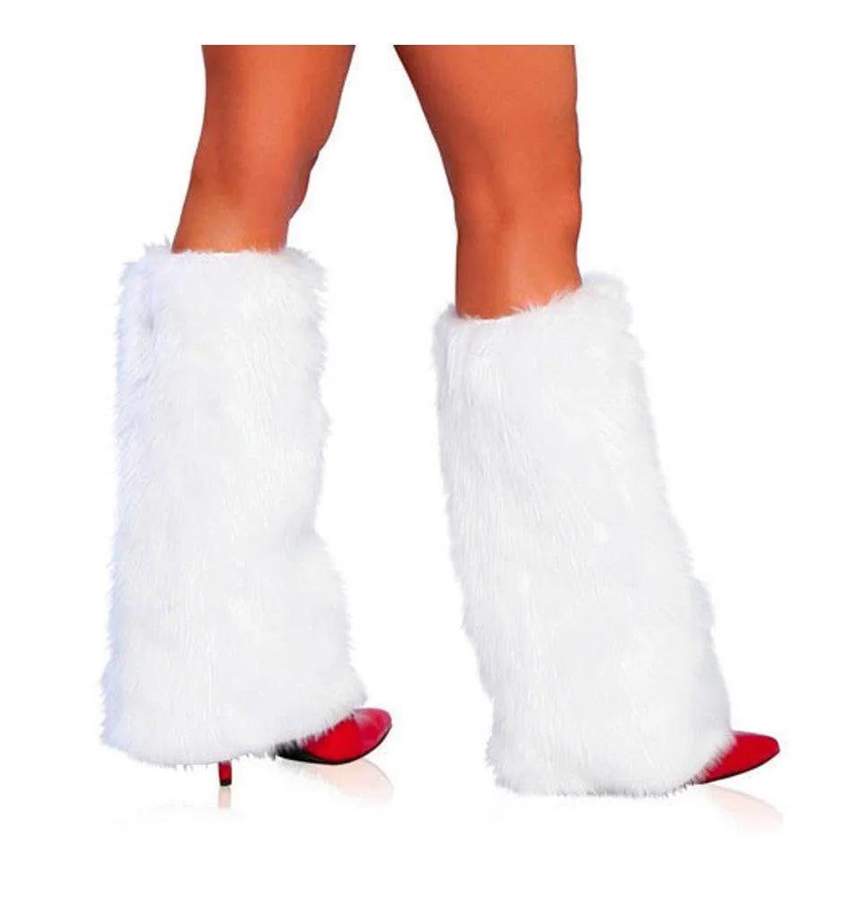 Roma Costume Fur Leg Warmer - Roma Costume
