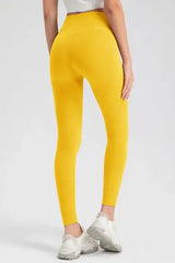 High Waist Skinny Active Pants - Trendsi - Flyclothing LLC