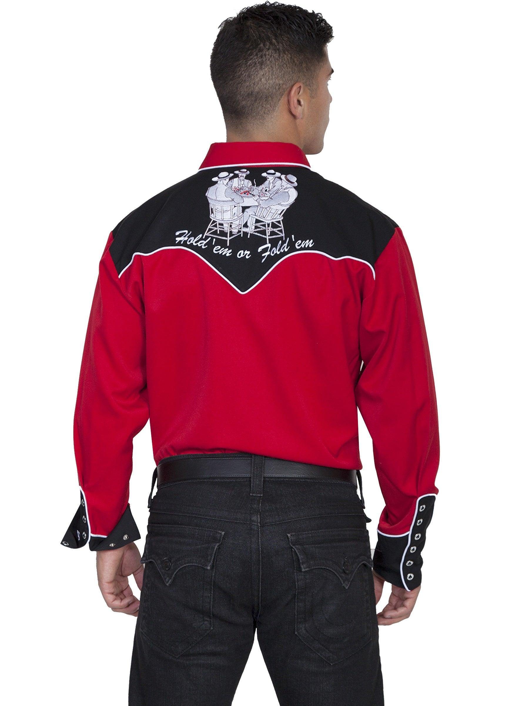 Scully Poly/rayon blend snap front shirt - Flyclothing LLC