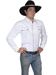 Scully Poly/rayon blend snap front shirt - Scully Leather