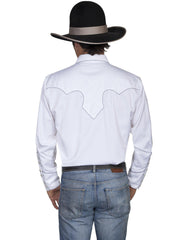 Scully Poly/rayon blend snap front shirt - Scully Leather