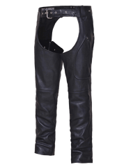 Unik International Mens Ultra 3 Pocket Leather Chaps