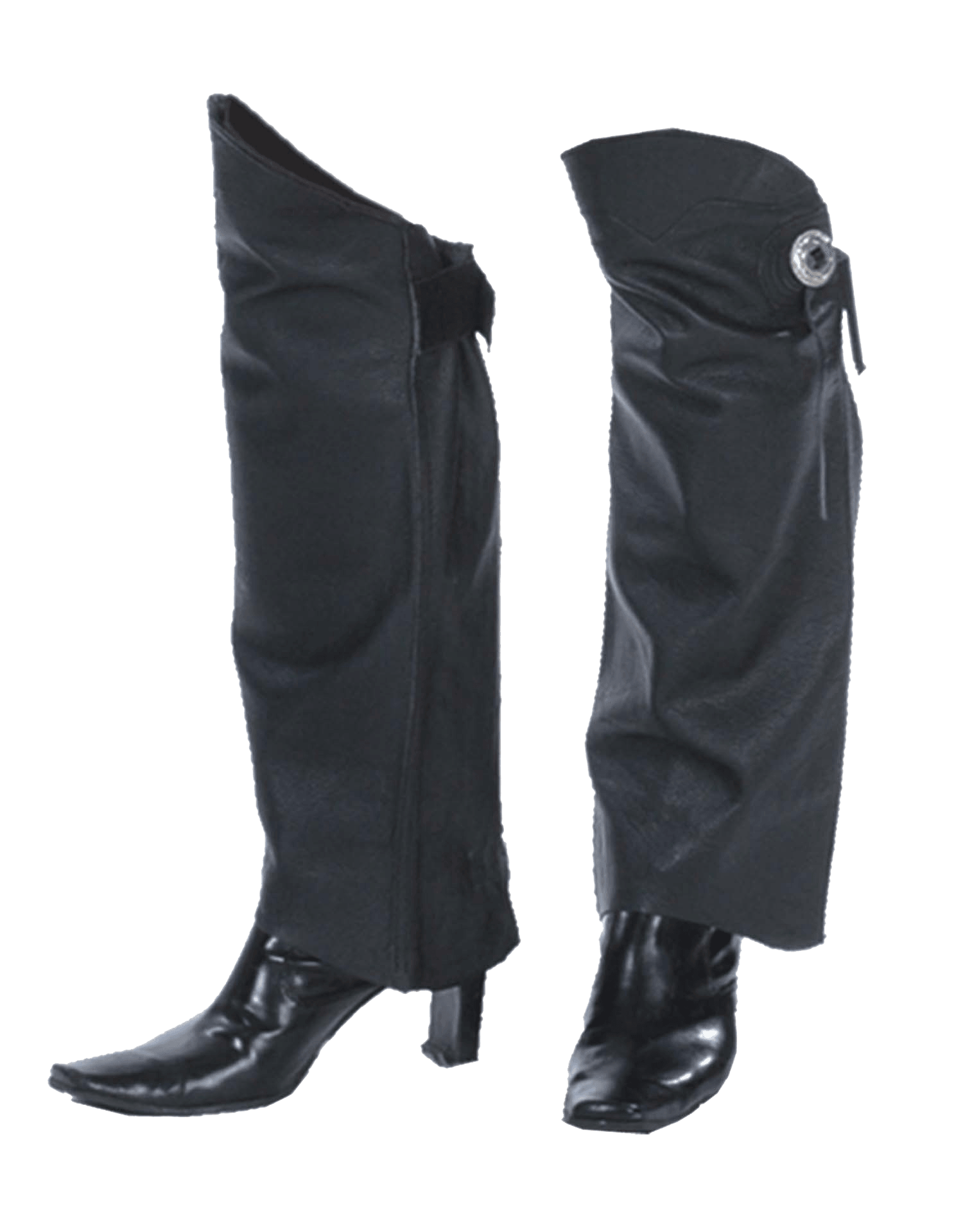 Unik International Mens Premium Leather Half Chaps