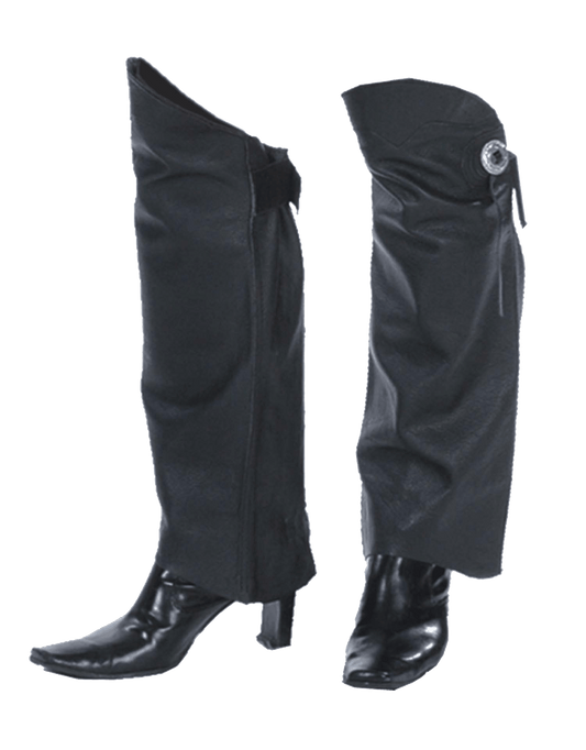 Unik International Mens Premium Leather Half Chaps