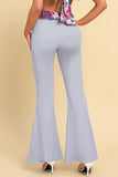 Pull On Flared Pants - Trendsi