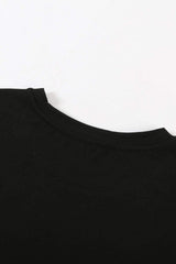 Leopard Print Color Block Short Sleeve T-Shirt - Trendsi - Flyclothing LLC