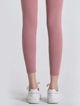 Wide Waistband Sports Leggings - Trendsi - Flyclothing LLC