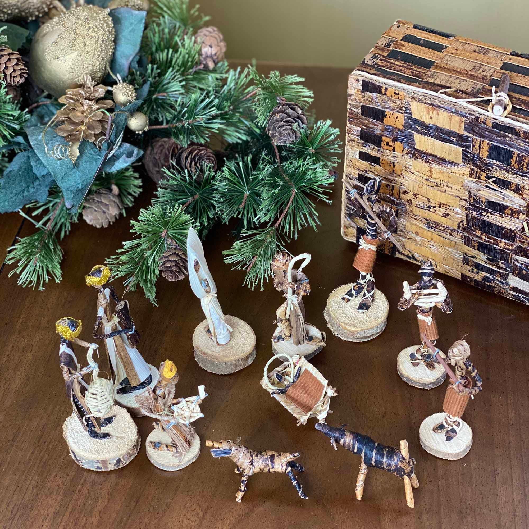 Banana Fiber Nativity Set - Esther Kariuki - Flyclothing LLC