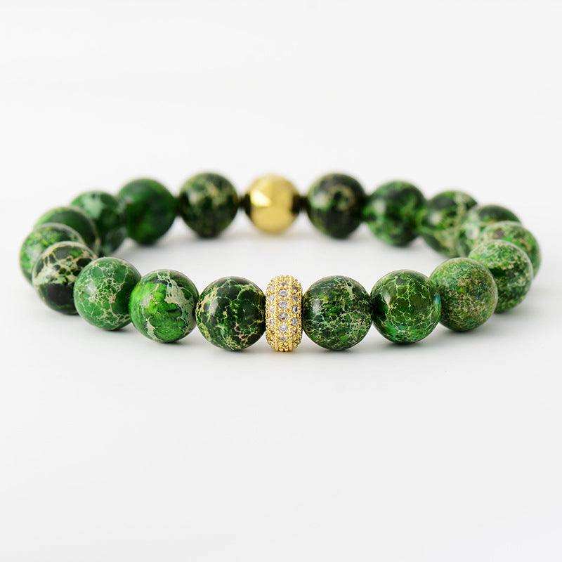 Natural Stone Beaded Bracelet - Trendsi - Flyclothing LLC
