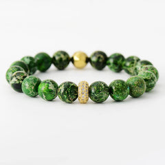 Natural Stone Beaded Bracelet - Trendsi