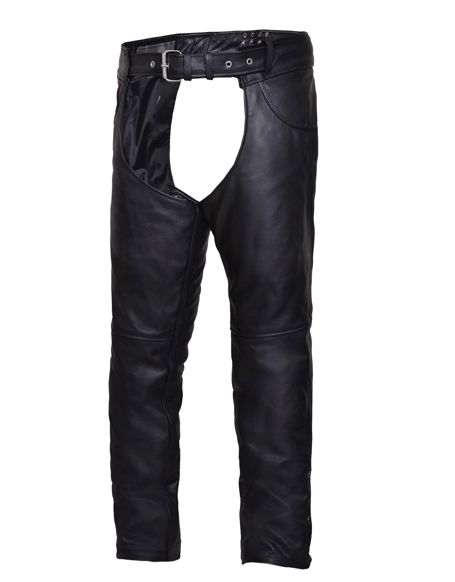 Unik International Mens Jean Pocket Leather Chaps