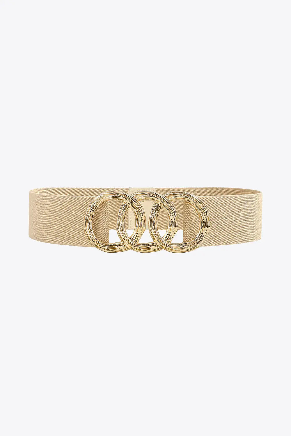 Zinc Alloy Buckle Elastic Wide Belt - Trendsi - Flyclothing LLC