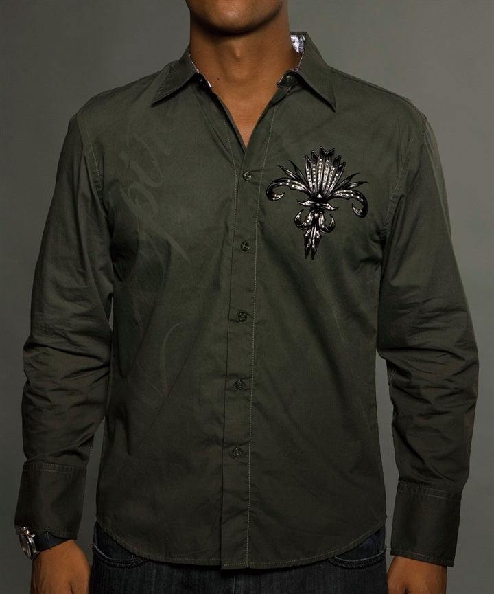 Rebel Spirit Men's Woven Shirt - Rebel Spirit Clothing