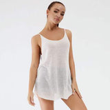 Scoop Neck Spaghetti Strap Knit Cami - Trendsi - Flyclothing LLC