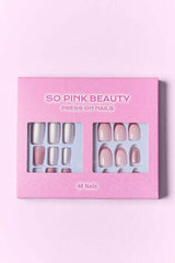 SO PINK BEAUTY Press On Nails 2 Packs - Trendsi - Flyclothing LLC