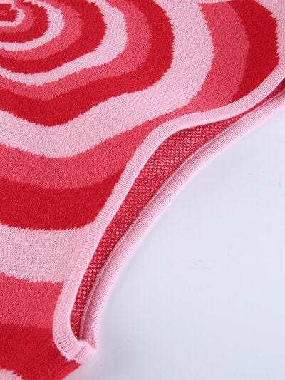 Heart Mock Neck Sweater Vest - Trendsi - Flyclothing LLC