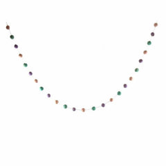 Hand Crafted Felt Pom Pom Garlands: Pink, Lavender, Turquoise - Global Groove Direct