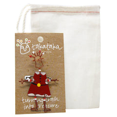 Dancing Girl Santa Pin - Creative Alternatives - Creative Alternatives