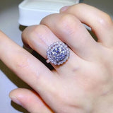 2 Carat Moissanite 925 Sterling Silver Ring - Trendsi
