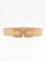 Wide Braid Belt - Trendsi - Flyclothing LLC