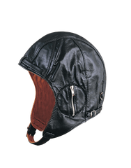 Unik International Mens Leather Aviator Hat