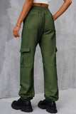 Buttoned High Waist Jeans with Pockets - Trendsi