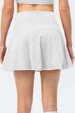 High Waist Wide Waistband Active Skirt - Trendsi - Flyclothing LLC