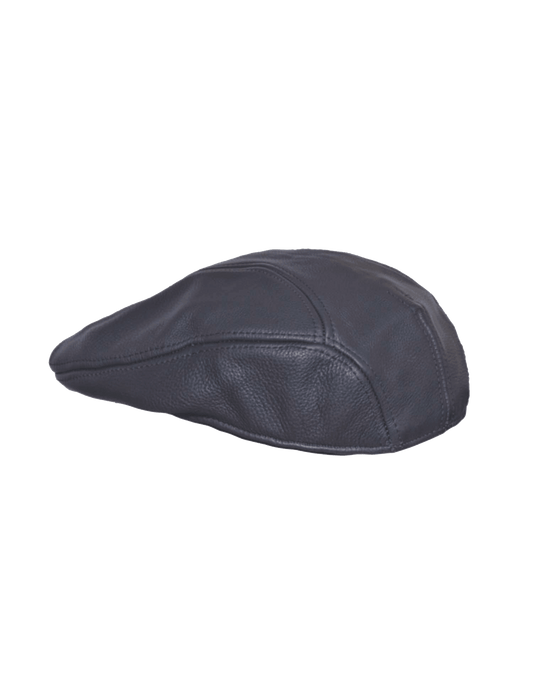 Unik International Premium Leather Ascot Cap