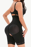 Full Size Lace Detail Zip-Up Under-Bust Shaping Bodysuit - Trendsi