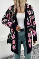 Open Front Longline Cardigan - Trendsi - Flyclothing LLC