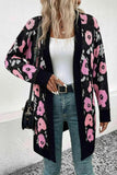 Open Front Longline Cardigan - Trendsi