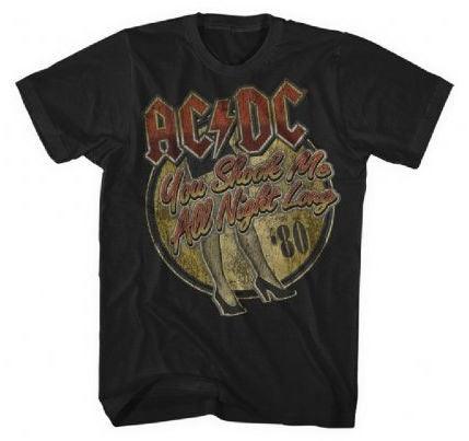ACDC You Shook Me Black T-Shirt - Flyclothing LLC