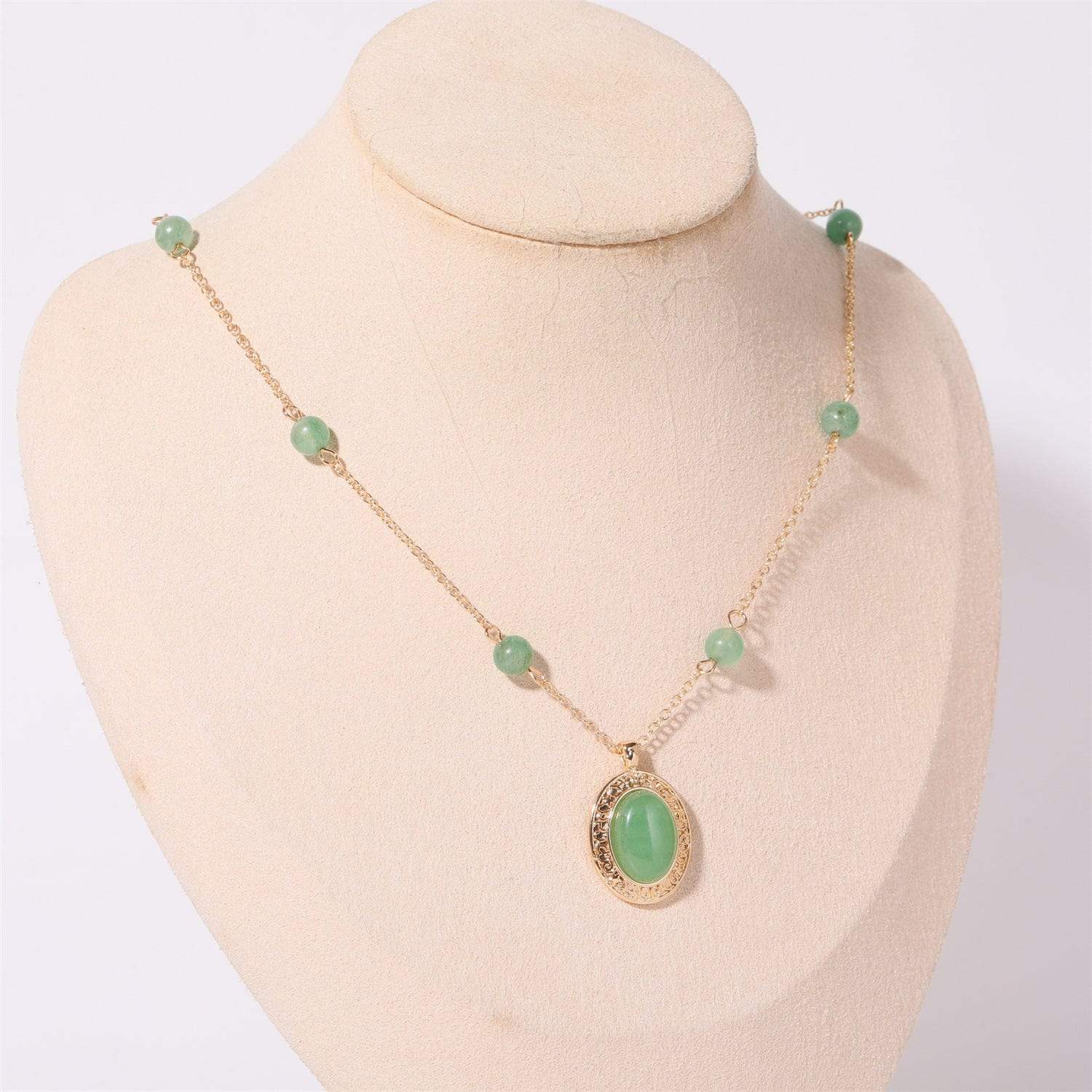 Copper Natural Crystal Pendant Necklace - Trendsi - Flyclothing LLC