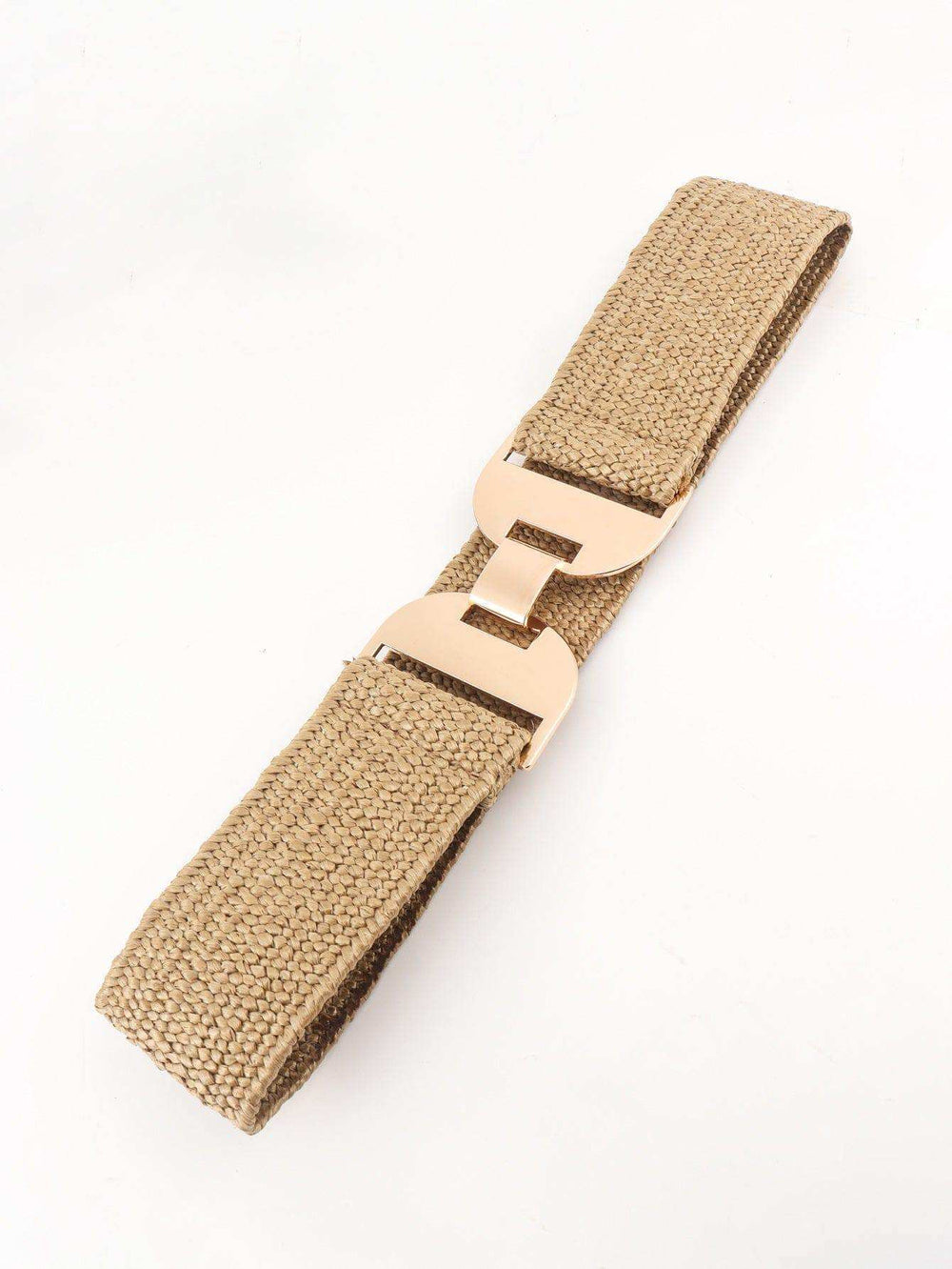 Alloy Buckle Elastic Belt - Trendsi - Flyclothing LLC