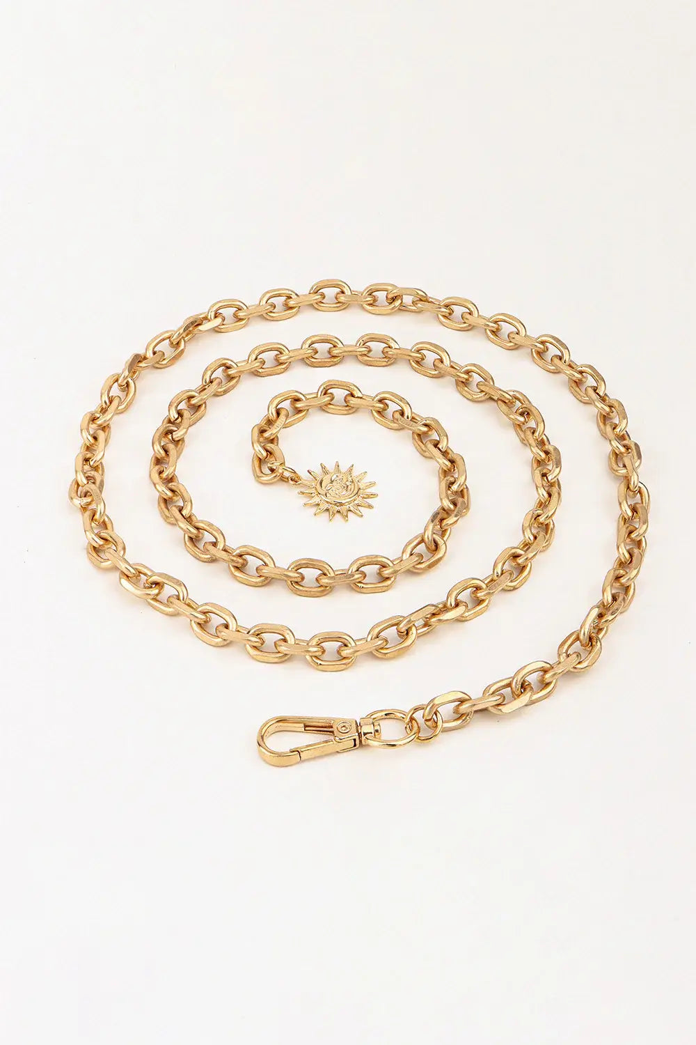 Sun Iron Chain Belt - Trendsi - Flyclothing LLC