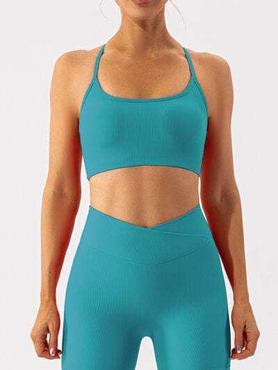 Spaghetti Strap Active Bra - Trendsi - Flyclothing LLC