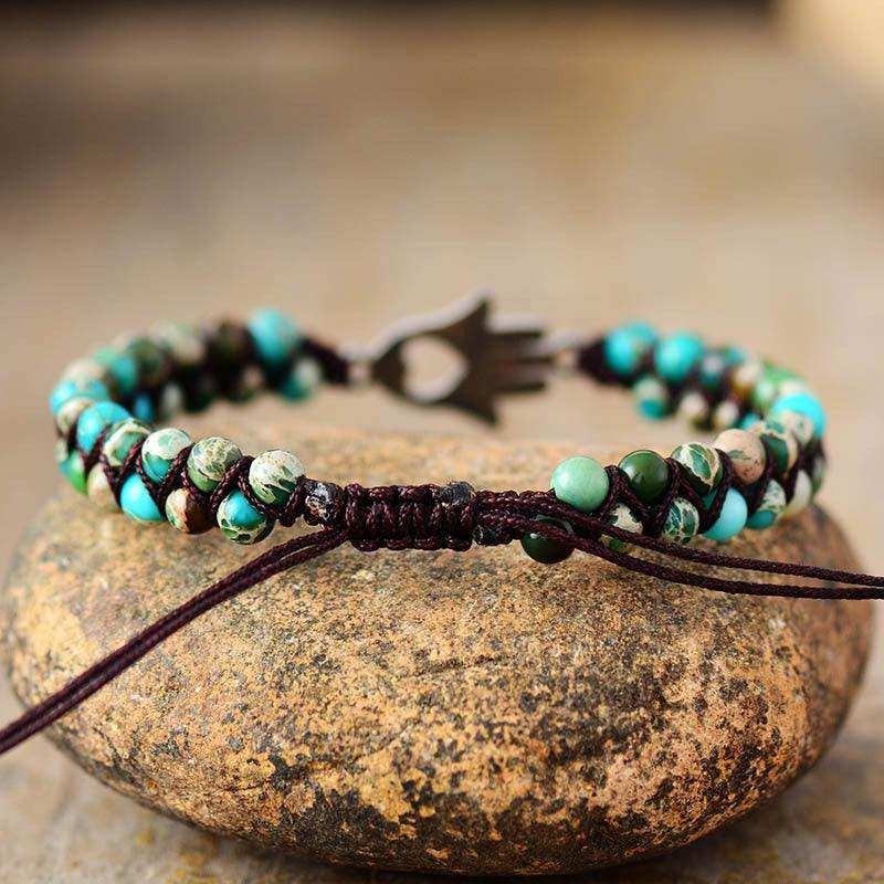 Turquoise Beaded Bracelet - Trendsi - Flyclothing LLC