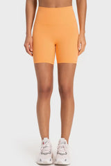 Staying Cozy Wide Waistband Biker Shorts - Trendsi - Flyclothing LLC