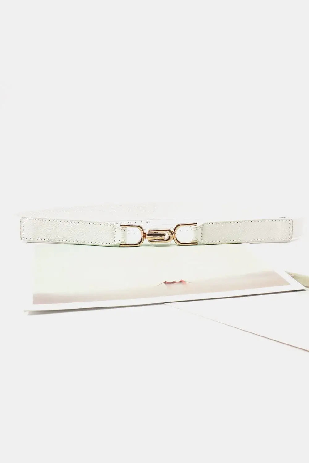 Alloy Buckle Elastic Belt - Trendsi - Flyclothing LLC