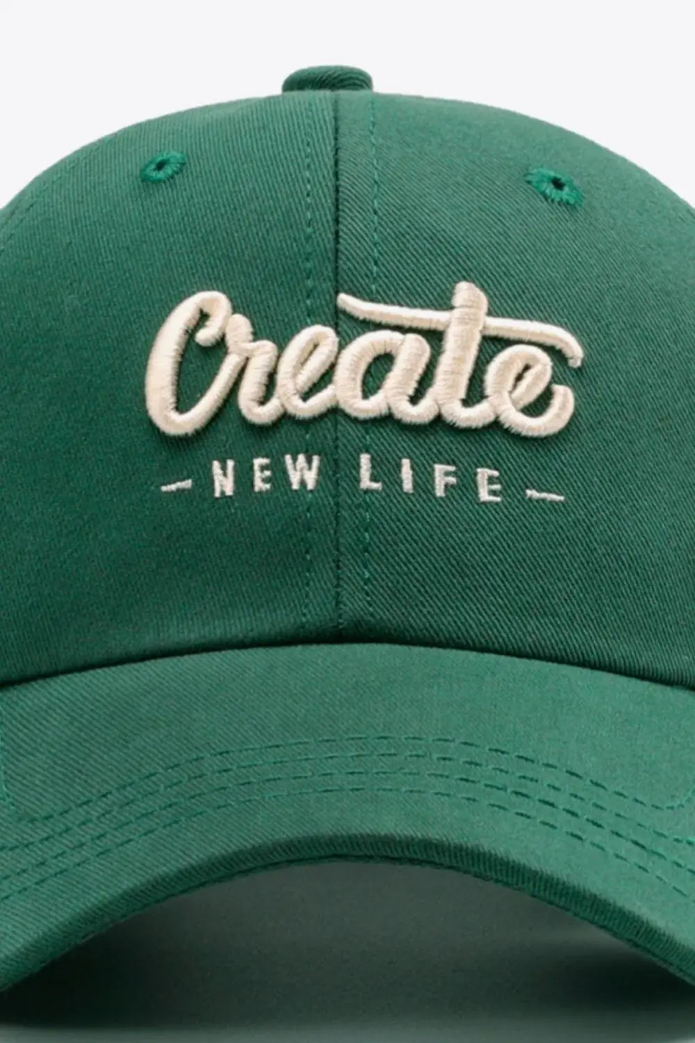 CREATE NEW LIFE Adjustable Cotton Baseball Cap - Trendsi - Flyclothing LLC