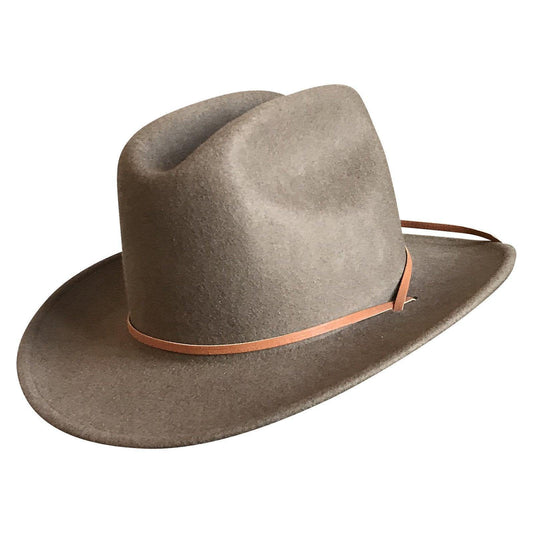Kid's Sorrel Felt Western Cowboy Hat with Chin Strap - Rockmount Clothing