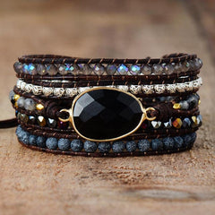 Agate Beaded Bracelet - Trendsi