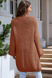 Open Front Longline Cardigan - Trendsi - Flyclothing LLC