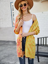 Leopard Button Down Longline Cardigan - Trendsi - Flyclothing LLC